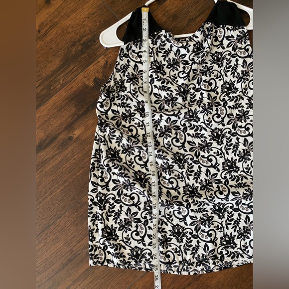 Loft black and white patterned tank - Picture 3 of 4